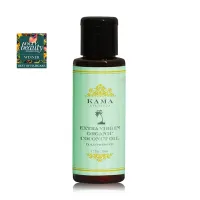 Органическое кокосовое масло первого отжима, 50 мл, Кама Аюрведа; Extra Virgin Organic Coconut Oil, 50 ml, Kama Ayurveda